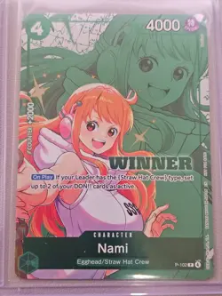 Nami (Winner Pack 2026 Vol. 2) OP-PR P-102 Foil PR NM One Piece Promotion Cards - Image 1