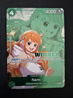 Nami (Winner Pack 2026 Vol. 2) P-102 One Piece Promotion Cards Foil - Image 1
