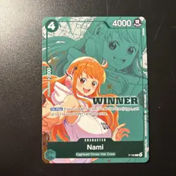 Nami (Winner Pack 2026 Vol. 2) OP-PR P-102 Foil PR NM One Piece Promotion Cards - Image 1
