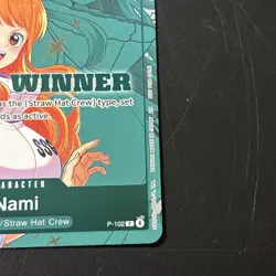 Nami (Winner Pack 2026 Vol. 2) OP-PR P-102 Foil PR NM One Piece Promotion Cards - Image 2