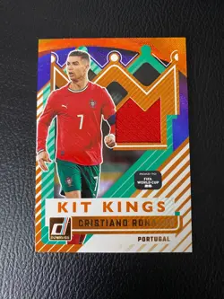 25-26 Panini Donruss Road to FIFA World Cup Cristiano Ronaldo Kit Kings Game - Image 1