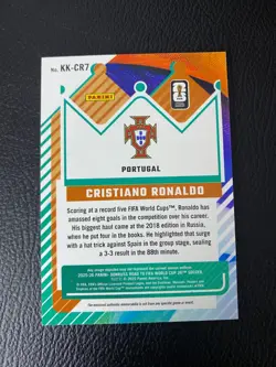 25-26 Panini Donruss Road to FIFA World Cup Cristiano Ronaldo Kit Kings Game - Image 2