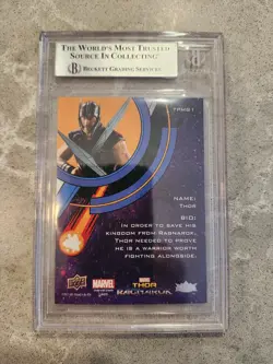 CHRIS HEMSWORTH PSA AUTO AUTHENTIC Signed PRECIOUS METAL card MCU MARVEL THOR - Image 2
