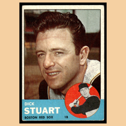 Dick Stuart #285 1963 Topps Pittsburgh Pirates Baseball Card MLB EX - Image 1