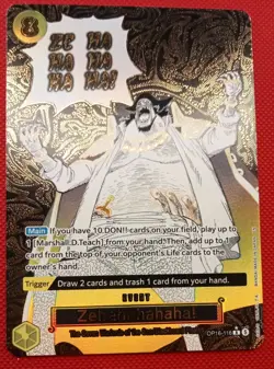 Zehahahahaha! (Alternate Art) OP16-116 The Time of Battle Foil - Image 1