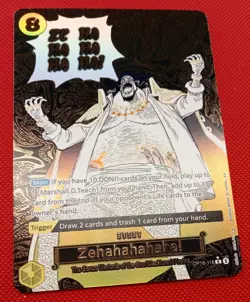Zehahahahaha! (Alternate Art) OP16-116 The Time of Battle Foil - Image 2