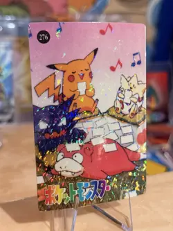 1999 Vintage Pocket Monsters Vending Prism - Pikachu, Togepi, Haunter Eat #276 - Image 3