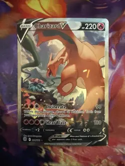 Pokemon Charizard V (Alternate Full Art) 154/172 Swsh09: Brilliant Stars Holo - Image 3