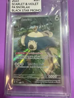 Snorlax 051 SVP Black Star ETB Promo Sealed Bag Pokemon TCG Scarlet & Violet 151 - Image 4