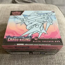 Pokemon Center Pokemon TCG Mega Evolution: Chaos Rising ETB Box 65 Cards English - Image 1