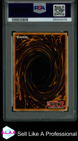E-HERO CHAOS NEOS GLAS-GHOST RARE-GER. YU-GI-OH! GLAS 2007 DE036 PSA 9 - Image 2