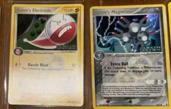 2 Pokeman Cards - Holon’s Electrode & Magneton Delta Species Reverse Holo 21,22 - Image 2