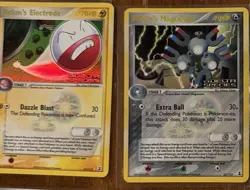 2 Pokeman Cards - Holon’s Electrode & Magneton Delta Species Reverse Holo 21,22 - Image 4