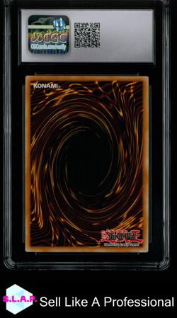 BLUE-EYES WHITE DRAGON LOB REPRINT (2020 COPYRIGHT) LOB-DE001 YU-GI-OH! CGC 10 - Image 2
