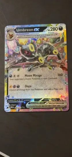 Pokemon TCG Umbreon EX 60/131 Double Rare Prismatic Evolutions Card - Image 1