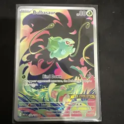 Bulbasaur Mega Evolution Stamped Illustration Card 133/132 Rare - Image 2