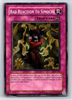 Bad Reaction to Simochi LOD-093 Legacy of Darkness Yu-Gi-Oh LP - Image 1