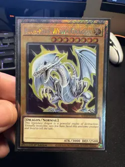 Blue-Eyes White Dragon RA04-EN108 Platinum Secret Rare - 1st Edition Yugioh - Image 1