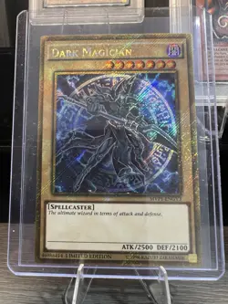 Dark Magician [MVP1-ENGV3] Gold Secret Rare Lightly Played Limited - Yugioh sing - Image 1