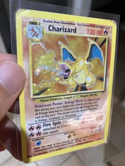 Pokemon Card - Charizard - Base Set - 4/102 - Rare holo - HP - 1999 - Image 4