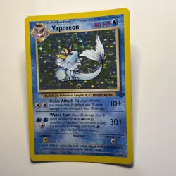 Vaporeon 12/64 Holo Rare | Jungle Set Unlimited | Pokemon TCG | LP 1999 - Image 3