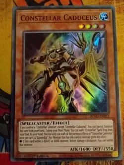 BLVO-EN022 - Constellar Caduceus - 1st Edition - Super Rare - New - Mint YuGiOh - Image 1