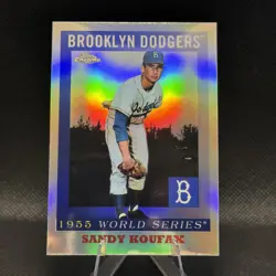 SANDY KOUFAX 2025 Topps Chrome Platinum Anniversary #55WS-6 Refractor - Image 1