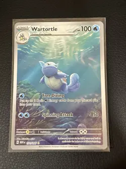 Wartortle 171/165 Scarlet & Violet 151 Pokemon Illustration Rare TCG NM - Image 1