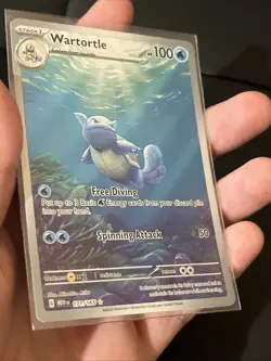 Wartortle 171/165 Scarlet & Violet 151 Pokemon Illustration Rare TCG NM - Image 3