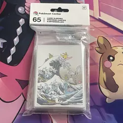 Pokemon Center | Card Sleeves X65 Great Wave Pikachu & Friends 2023 Exclusive - Image 3