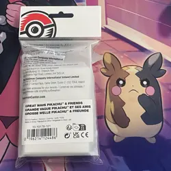 Pokemon Center | Card Sleeves X65 Great Wave Pikachu & Friends 2023 Exclusive - Image 4