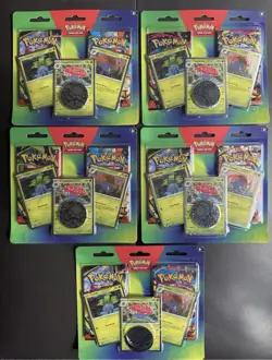 Pokemon TCG Mega Evolution X Phantasmal Flames Double Blister Packs X5 - Image 1