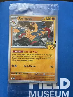Pokemon TCG Archeops CHICAGO FIELD MUSEUM PROMO- BUY NOW OR BEST OFFER - Image 3