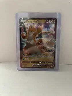 Pokemon TCG Dragonite v Pokemon Go SWSH235 Black Star Promo - Image 1