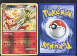 NINETALES 7/123 HOLO R HEARTGOLD & SOULSILVER POKEMON REVERSE HOLO NM/M - Image 1