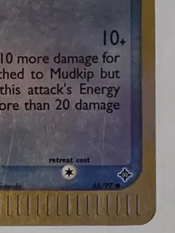 Pokemon TCG Mudkip Common Reverse Holo Dragon 65/97 - Image 3