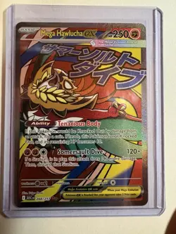 Pokemon TCG Ascended Heroes Mega Attack Rare ☆☆ Hawlucha ex 268/217 NM - Image 1