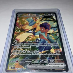 Pokemon Hop's Zacian EX Special Illustration Rare Holo 186/159 NM 2025 - Image 5