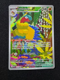 Pokemon Archeops 132/086 Sv: White Flare Illustration Rare Holo Stage 2 140HP - Image 1