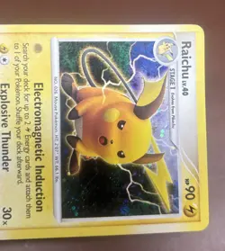2008 Pokemon TCG Raichu DP21 Diamond & Pearl Promo Holo - Image 2