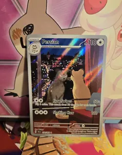 Persian 078/064 SV: Shrouded Fable Full Art IR Pokemon NM - Image 3