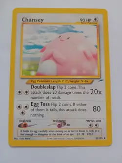 Pokemon Card Chansey 31/105 Neo Destiny Regular, - Image 1