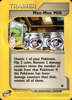 MOO-MOO MILK 155/165 COMMON EXPEDITION BASE SET POKEMON MP - Image 1