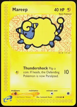 MAREEP 119/165 COMMON EXPEDITION BASE SET POKEMON LP - Image 1
