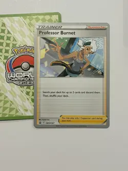 Professor Burnet SWSH167 Black Star Promo Pokemon World Championships Variant H - Image 1