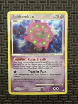 Pokemon TCG Spiritomb 16/146 Ultra Rare Holo Card MP - Image 1