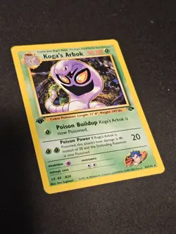 Pokemon TCG Koga's Arbok 25 Gym Challenge 1st ed Near Mint (non-holo) - Image 2