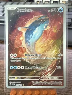 The Pokemon Company Pokemon TCG Dondozo 207/198 SV02 IR Holo Eng 160 HP - Image 1