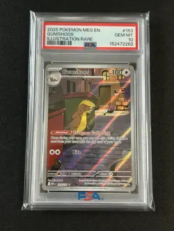 Gumshoos PSA 10 Illustration Rare 2025 Pokemon Mega Evolution MEG EN 153/132 - Image 1