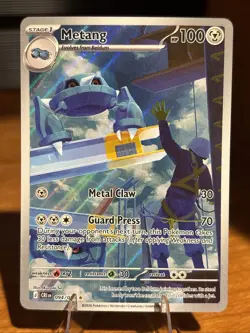 Pokemon TCG Metang Chaos Rising Holo Uncommon 100 HP 094/086 EN 2021 - Image 1